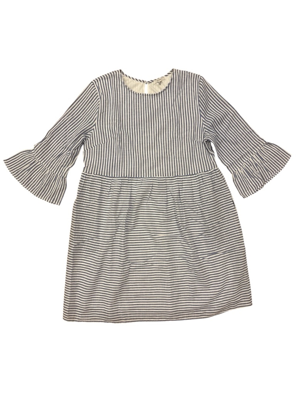 JODIFL Navy and White Striped Dress